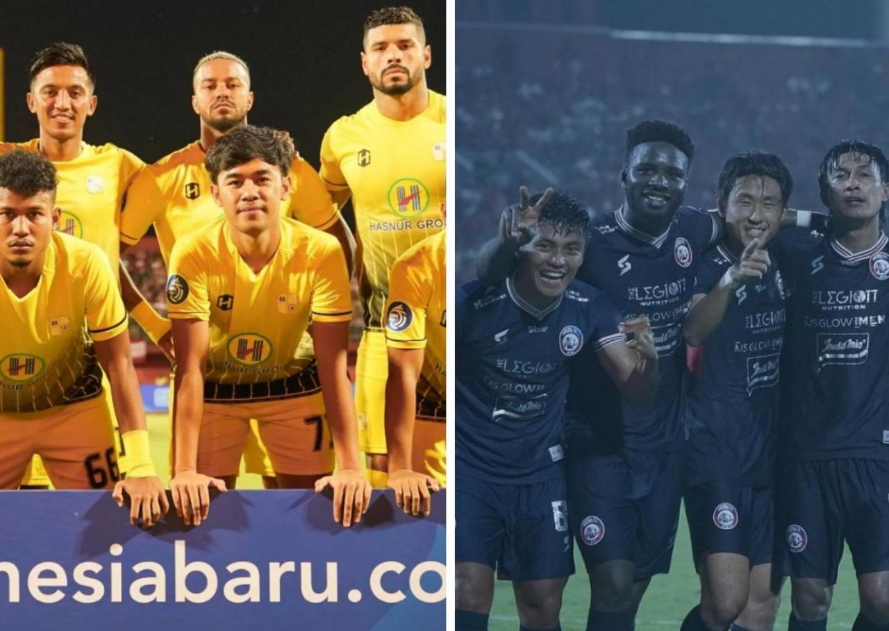 Dewa United vs Arema FC Liga 1: rekap pertandingan dan skor