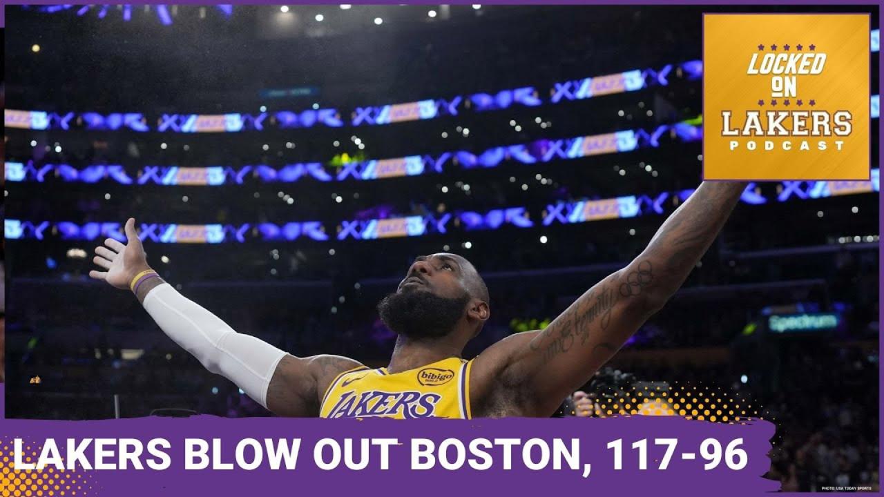 Kunci kemenangan Lakers atas Celtics skor 117-96