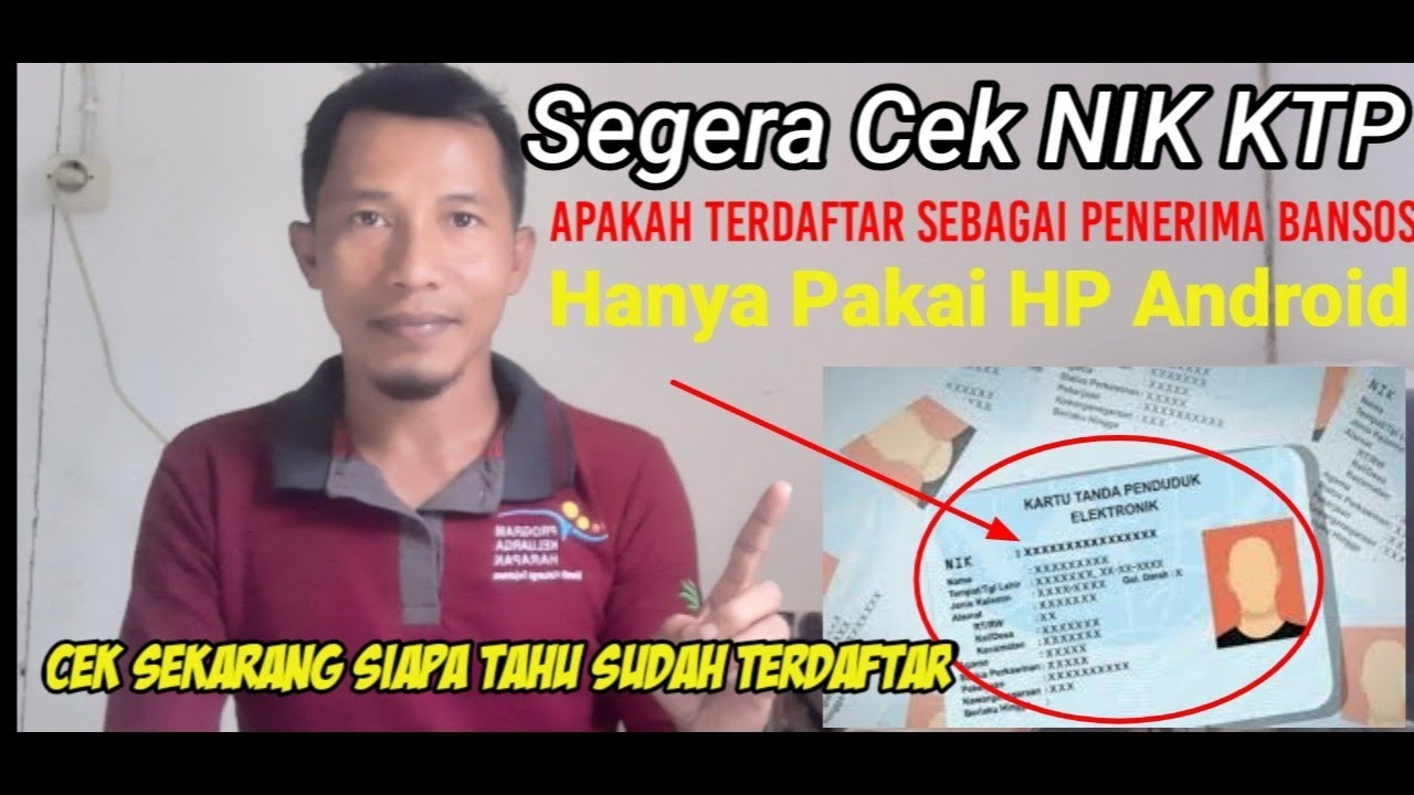 Cara Cek NIK KTP Penerima Bansos PKH 2025