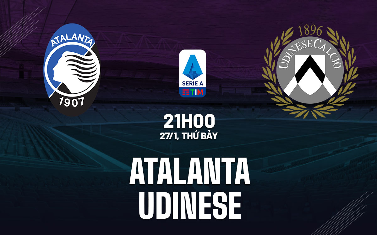 Pertandingan Atalanta vs Udinese: hasil akhir dan klasemen Serie A