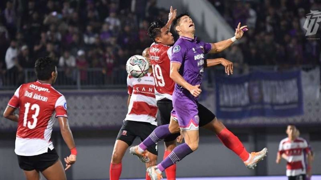 Hasil pertandingan dan skor akhir Persita Tangerang vs Madura United