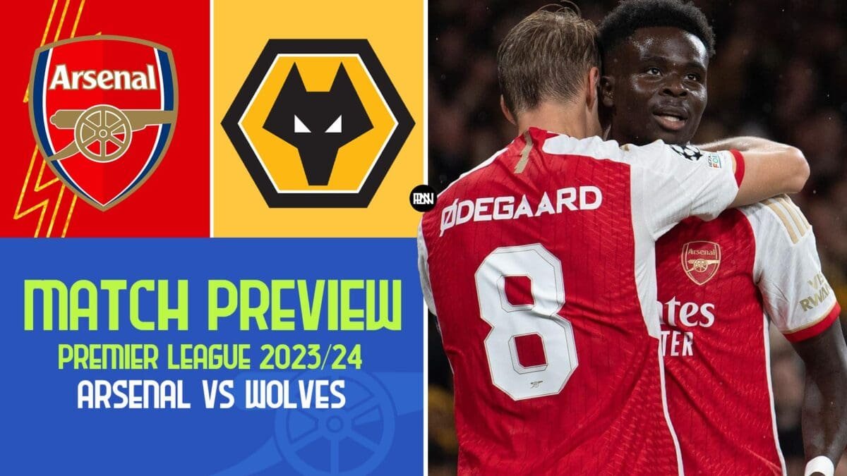 Jalannya pertandingan dan skor akhir Wolves vs Arsenal babak pertama