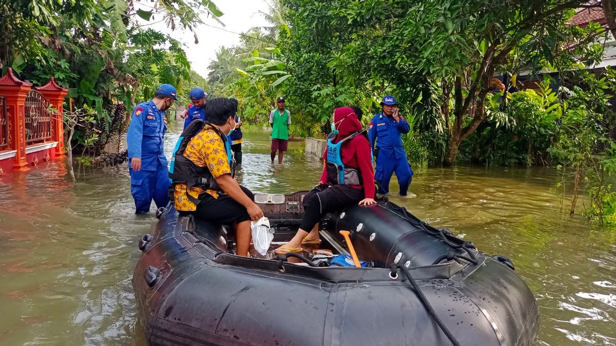 Data korban banjir Kabupaten Cirebon hari ini secara detail