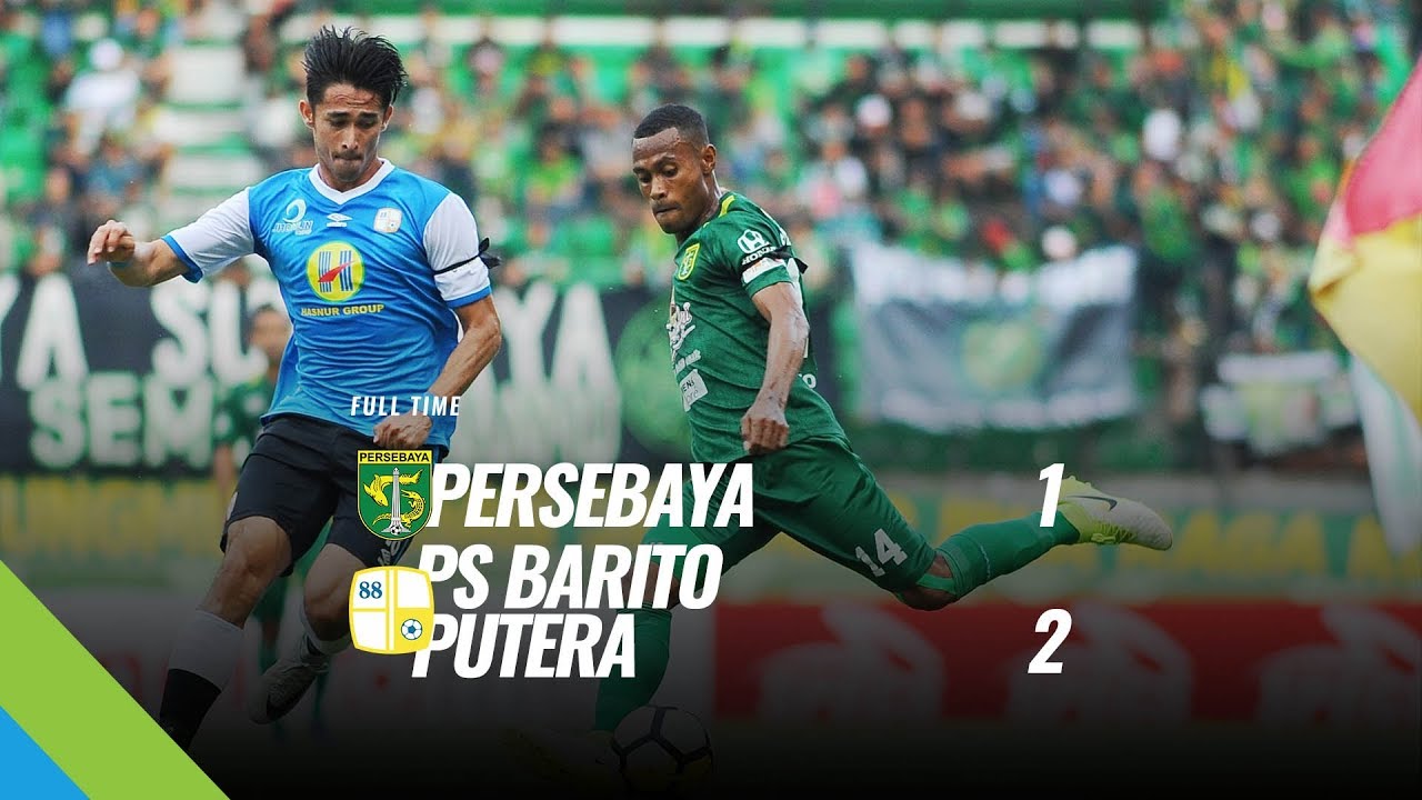 Hasil pertandingan dan skor akhir Barito Putera vs Persebaya